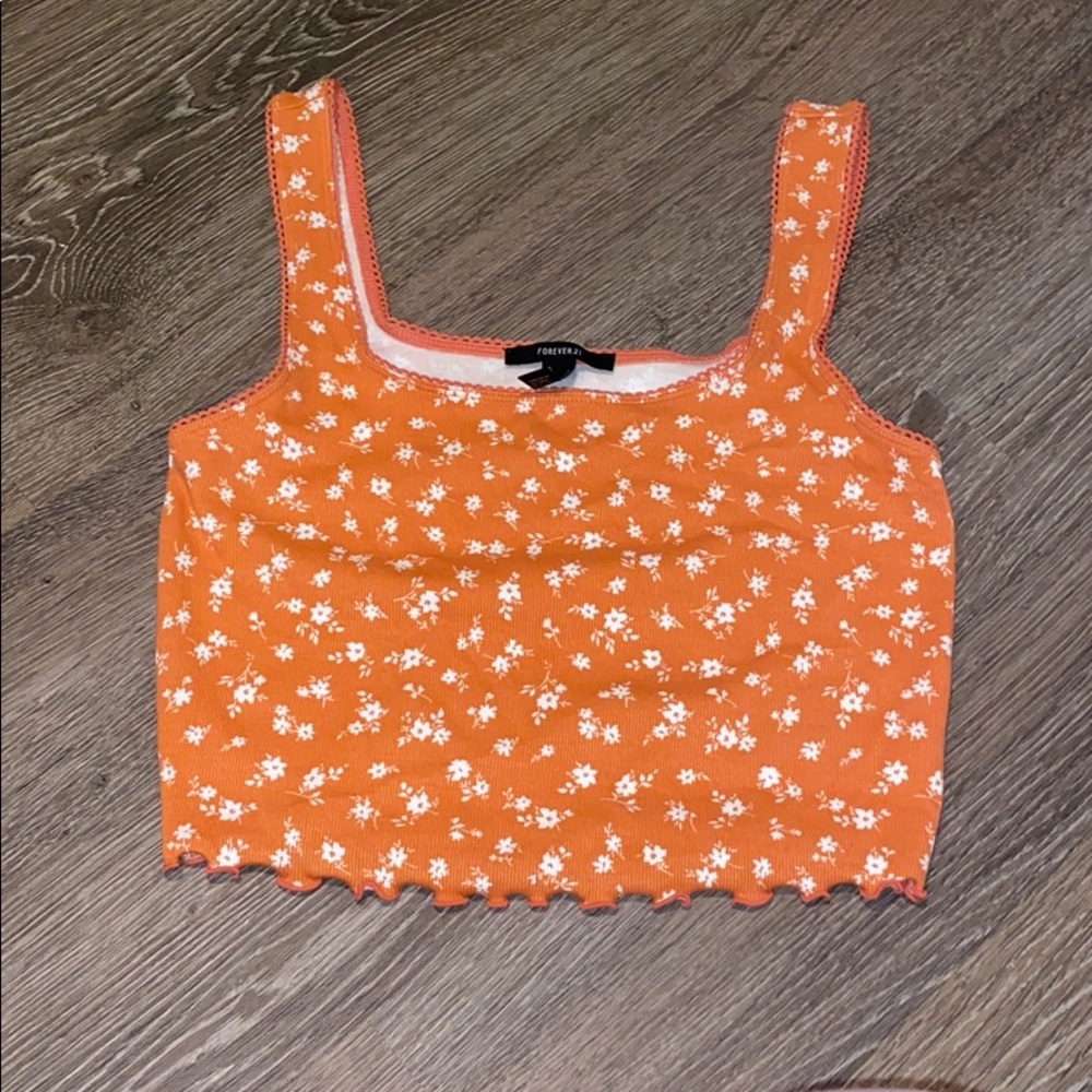Floral crop top